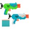 Duel Shot 2 Pack Dart Blasters W/ 6 Accu-Blast Darts, Ages 6+